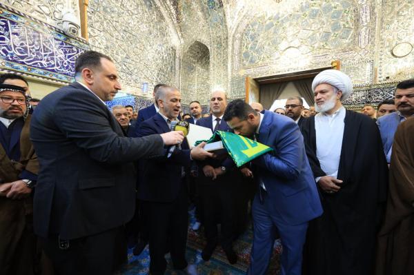 أمين مسجد الكوفة المعظم الجديد يستلم مهام عمله رسمياً بحضور مختلف الشخصيات الدينية والحكومية والاجتماعية